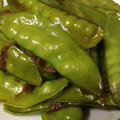 のんちゃんパパ's cooksnap of when they made さやえんどうの甘辛炒め煮.