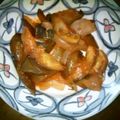 天竺牡丹's cooksnap of when they made ナスのバジルケチャップ炒め.