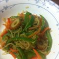 しましまるうた's cooksnap of when they made ピーマンと糸コン炒め.