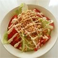 ぴぴぽぽぱ's cooksnap of when they made 簡単サラダうどん.
