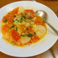 いいかげん減塩料理's cooksnap of when they made 簡単☆トマじゃがチーズ蒸し♪.