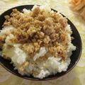 miyuki12's cooksnap of when they made チーズそぼろ丼.