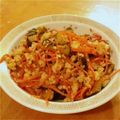 kozzzu's cooksnap of when they made おなすとお豆腐のピリ辛丼.