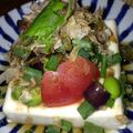 ふたふたば's cooksnap of when they made なめこと茄子とトマトの冷奴.