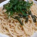 mieyasu's cooksnap of when they made 簡単♪　大葉の明太子スパゲティ☆.