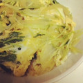 checheb's cooksnap of when they made シャキシャキ水菜と油揚げの玉子とじ丼.