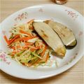 yuka119's cooksnap of when they made サラダに付け合せに☺虹色の千切りキャベツ.