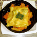 リトルマム's cooksnap of when they made かぼちゃのマヨ醤油和えチーズ焼き.