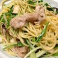すみ・すみす's cooksnap of when they made 豚バラと水菜の✿柚子胡椒スパゲティー✿.