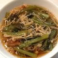 knoflook's cooksnap of when they made 小松菜とエノキの煮物とろろ梅あん.