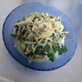 パンダーー's cooksnap of when they made もやしとほうれん草の酢醤油和え.