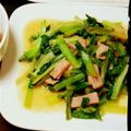 えみりんごmama's cooksnap of when they made ☆小松菜とﾍﾞｰｺﾝのｿﾃｰ☆.
