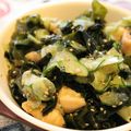 ニコニコ笑顔's cooksnap of when they made ♪意外な!?組み合わせきゅうりの酢の物♪.