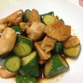 ぼのん's cooksnap of when they made きゅうりと鶏胸の豆板醤炒め.