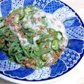 tome1213's cooksnap of when they made さっぱり！ネバネバ！納豆ときゅうりのそば.