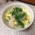 yam★sak's cooksnap of when they made ホタテの桃サラダ.