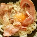 つきうき's cooksnap of when they made 超簡単！カルボナーラうどん.
