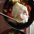 ジモムチ's cooksnap of when they made スパムでタコライス.