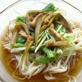 ゆいとん隊長's cooksnap of when they made なすそうめん.
