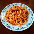 あいこす♡花嫁修業中's cooksnap of when they made 簡単！！キムチチーズマヨの焼きうどん.