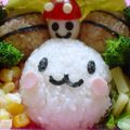 アイスママ's cooksnap of when they made キャラ弁！うーたん弁当.