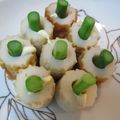daikanon's cooksnap of when they made ✽お弁当に✽ちくわにアスパラ入れちゃった.