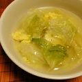 nyanconya's cooksnap of when they made 山盛りレタスのたまごスープ.