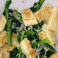 ちびはち公's cooksnap of when they made 小松菜&しらす&油揚げのポン酢和え.
