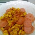 maruru-nn's cooksnap of when they made ソーセージとコーンのケチャップ炒め。.