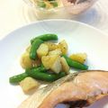 なおなお１０２２'s cooksnap of when they made ☆スナップエンドウとポテトの炒め☆.
