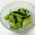 あちちマム's cooksnap of when they made 週末以外も食べたい！にんにくきゅうり.