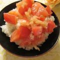 miyuki12's cooksnap of when they made トマト丼？超簡単！トマトがおかずに？.