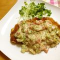 komutatata's cooksnap of when they made ポークカツ～ブロッコリーとトマトのソース.