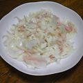 amjkao's cooksnap of when they made 甘い！新玉ねぎのマヨわさびサラダ.