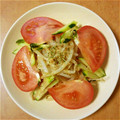 ★☆Ｒｉｕ☆★'s cooksnap of when they made ＊簡単＊もやしとトマトのサラダ＊.