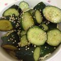 ポチ〜's cooksnap of when they made 夏☆一口さっぱりきゅうりサラダ.