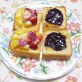 まっちー食堂's cooksnap of when they made 一口サイズの甘～いフルーツ練乳パン.