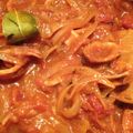 はるぽん。。's cooksnap of when they made イカのトマト煮込みカレー風味。.