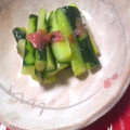 kana叶's cooksnap of when they made きゅうりと梅干の和え物.