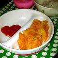 こばやち村のろたん's cooksnap of when they made 離乳食･にんじんおやき(後期〜).