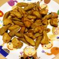 カボリン's cooksnap of when they made ヨシダグルメソースで「ごぼう鶏」.