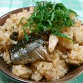 もりはん's cooksnap of when they made 蒲焼さんま缶詰と茸のずぼら炊き込みご飯.