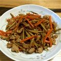 a1115's cooksnap of when they made 超パキポリのきんぴらごぼう.