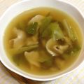 ちぇりー７０１'s cooksnap of when they made 超簡単＆手抜き♪レタスと干し椎茸のスープ.