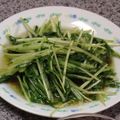 ゆちぽた's cooksnap of when they made 水菜のにんにく炒め.