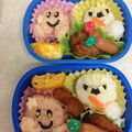 koubeby's cooksnap of when they made 星のカービィとメタナイト★お弁当キャラ弁.