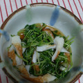 sagayan's cooksnap of when they made ❀お弁当に❀豆苗と竹輪のめんつゆ合え.