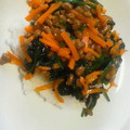 アストライオス's cooksnap of when they made ほうれん草と人参と納豆の和え物.