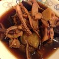 misia12's cooksnap of when they made なすといかげそ煮.