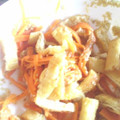 ☆しいたんママ☆'s cooksnap of when they made 簡単☆ニンジンと油揚げのごま和え.